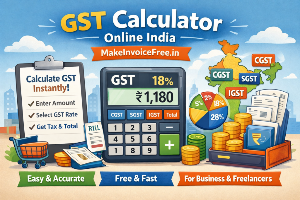 GST calculator online for accurate GST calculation in India
